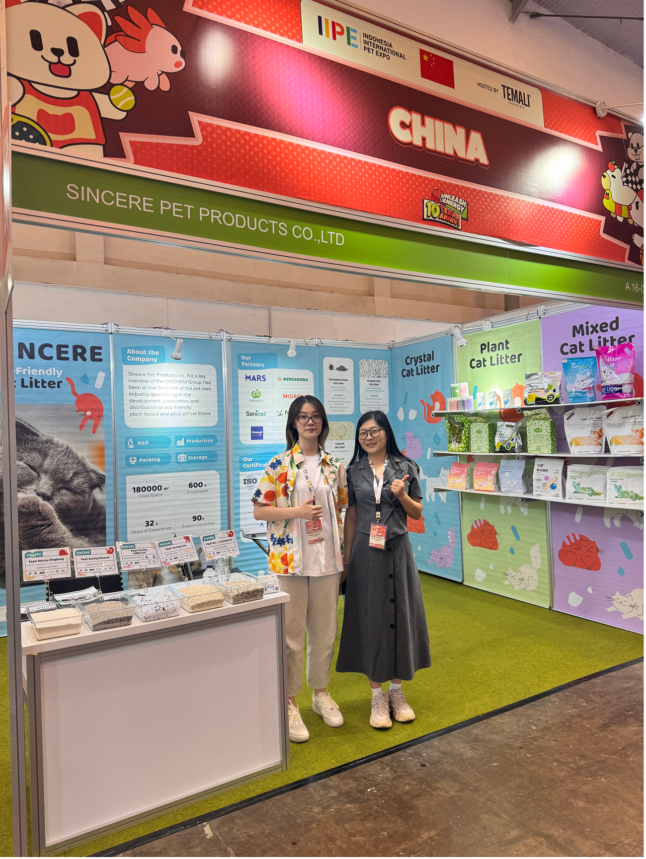 Sincere at IIPE Indonesia 2026 Exploring the Future of Plant-Based Cat Litter